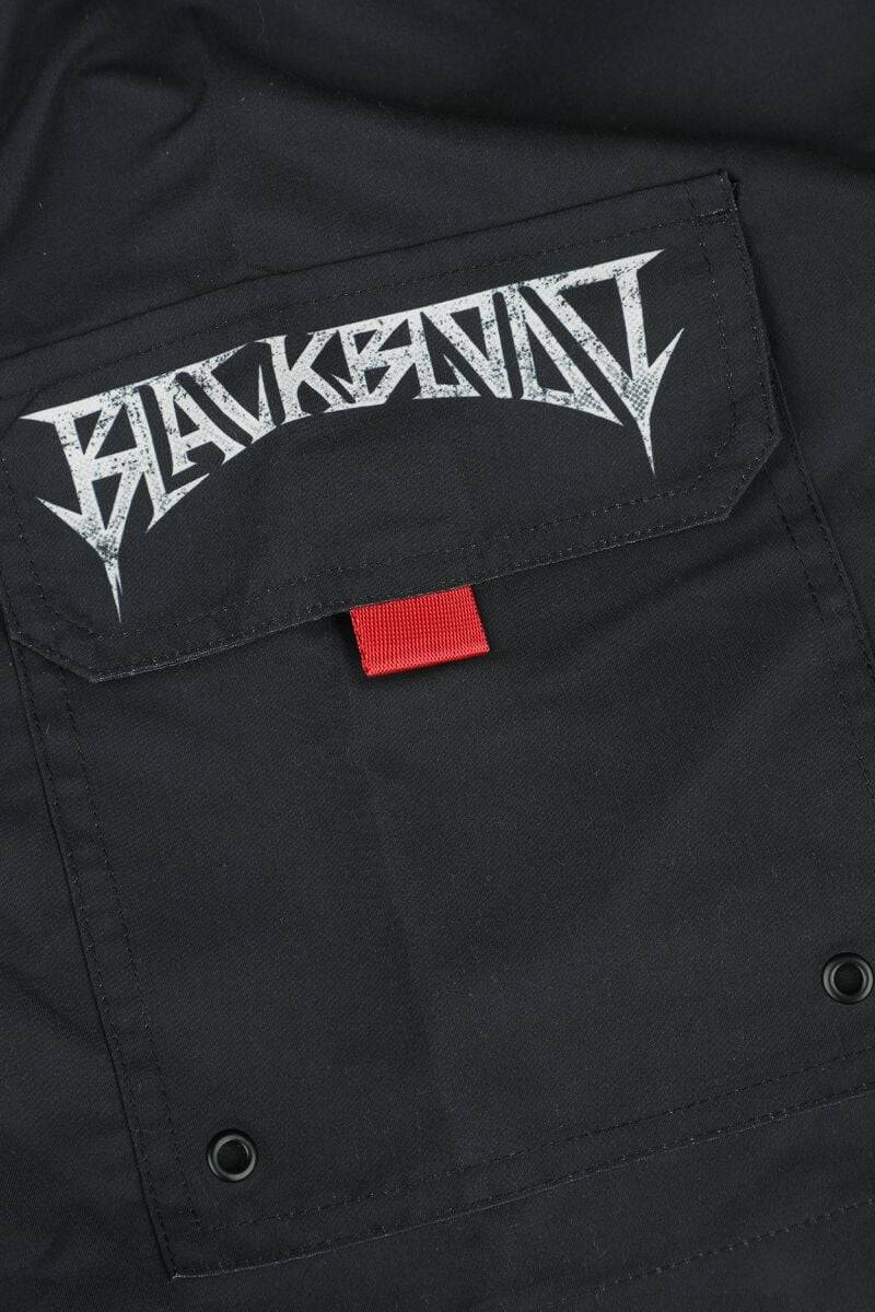 EMP Badeshort Schwarz Von Black Blood By Gothicana