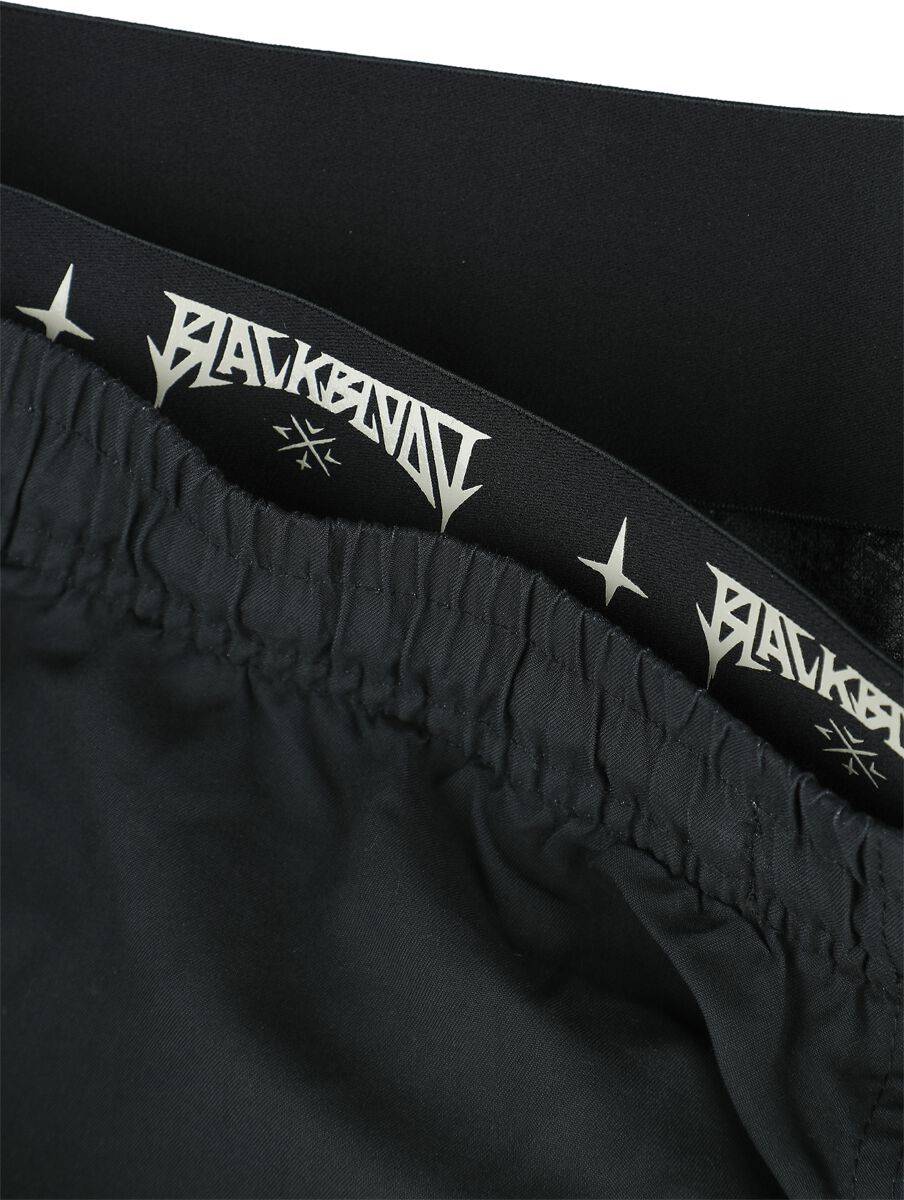 EMP Badeshort Schwarz Von Black Blood By Gothicana
