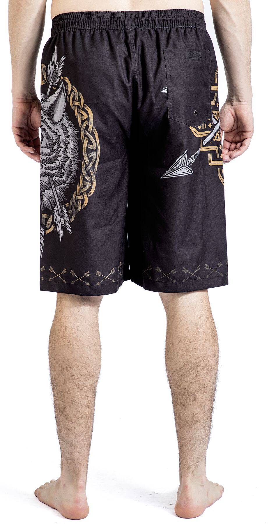 EMP Badeshort Schwarz Von Black Premium By EMP