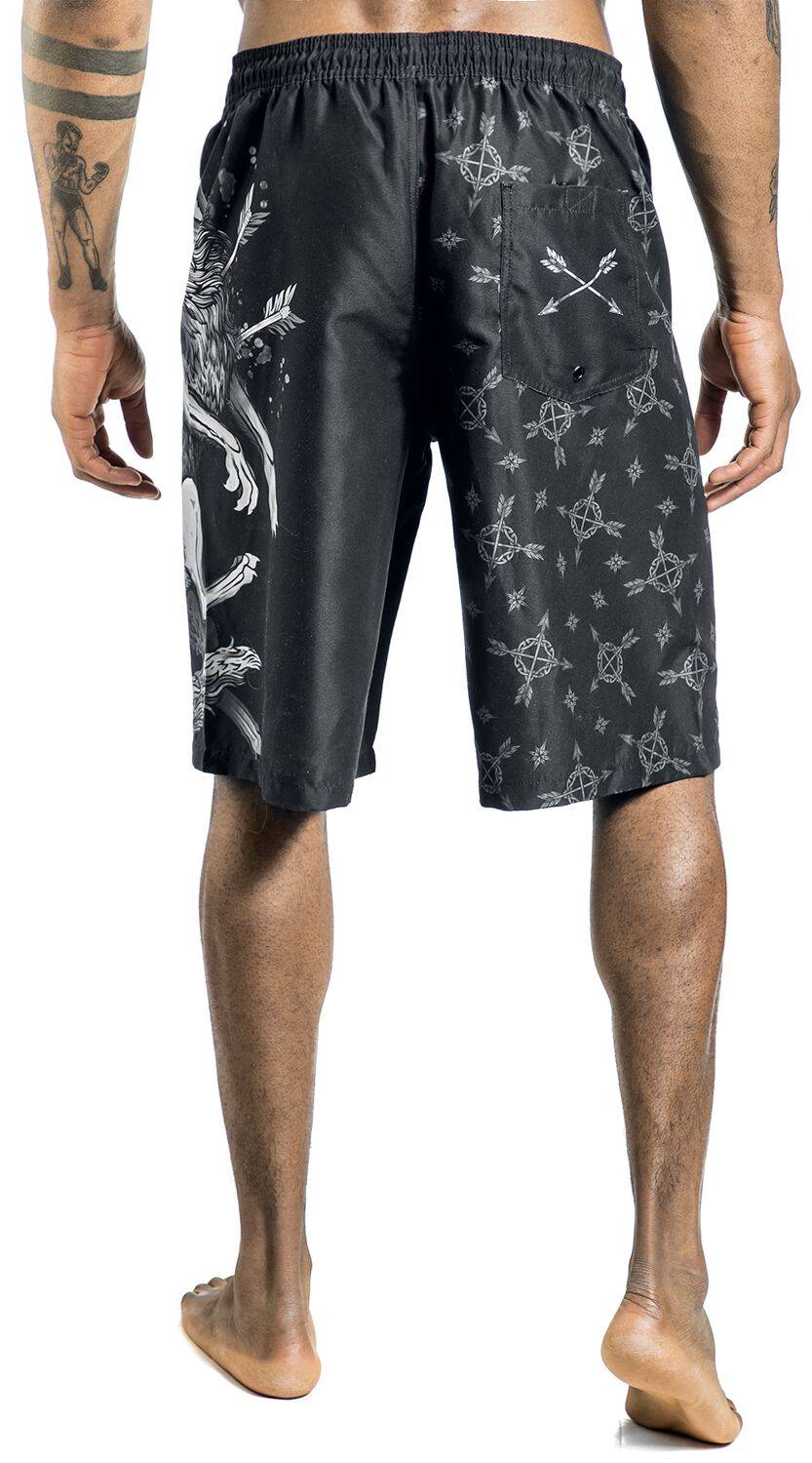 EMP Badeshort Schwarz Von Black Premium By EMP