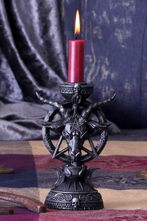 EMP "Baphomet" Kerzenständer Von Nemesis Now