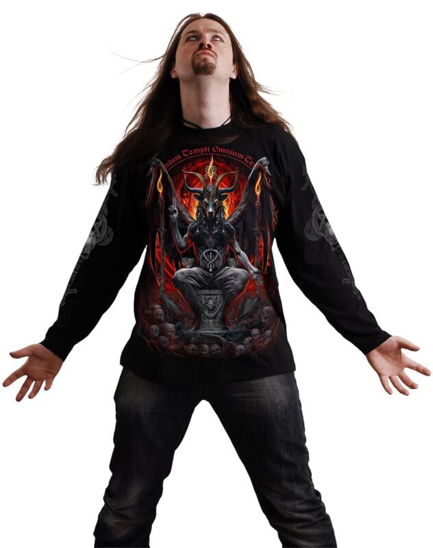 EMP "Baphomet" Langarmshirt Schwarz Von Spiral