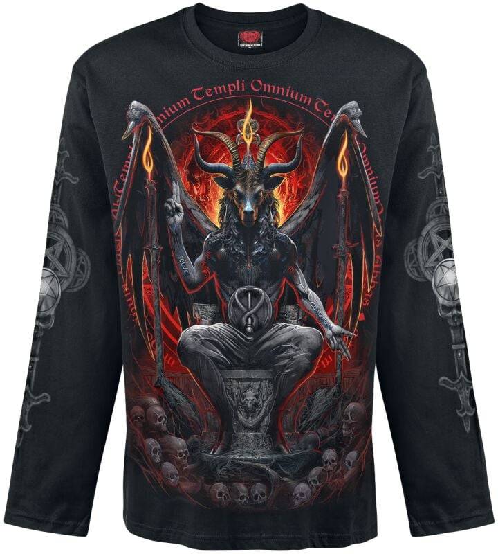 EMP "Baphomet" Langarmshirt schwarz von Spiral