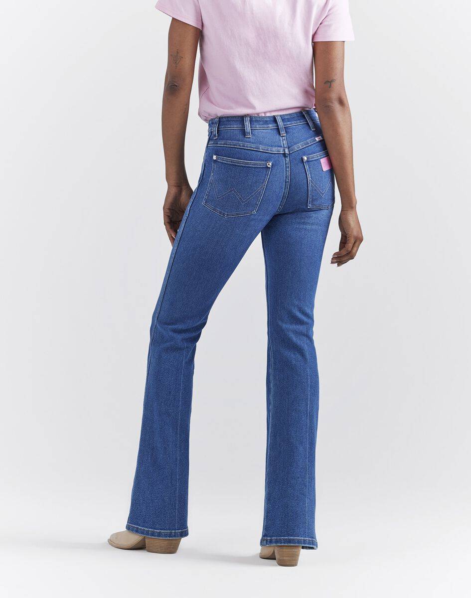 EMP "Barbie Westward" Jeans Blau Von Wrangler