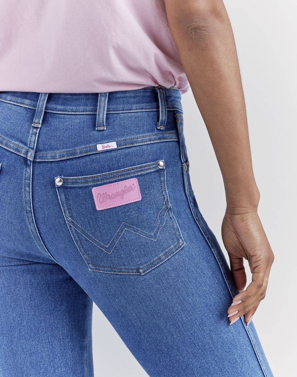 EMP "Barbie Westward" Jeans Blau Von Wrangler
