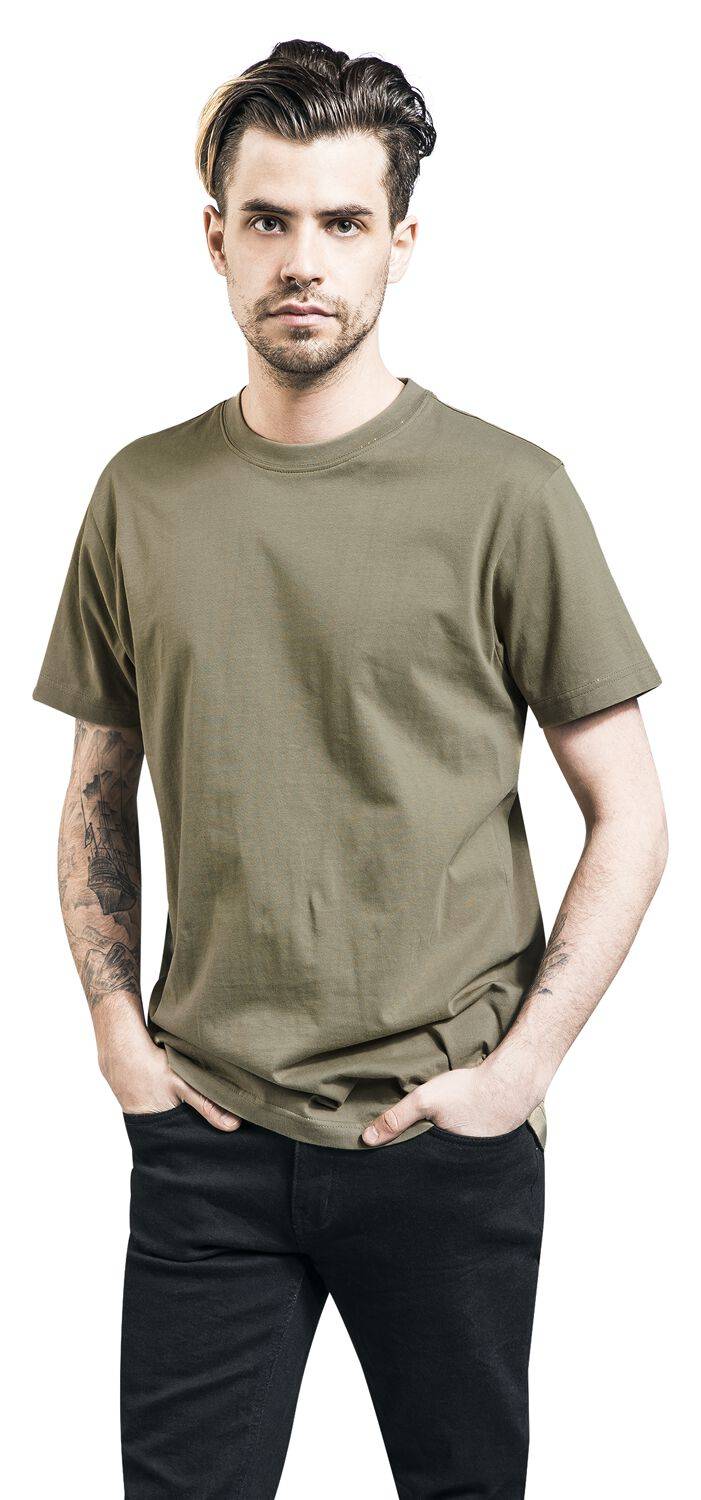 EMP "Basic Tee" T-Shirt Khaki Von Urban Classics