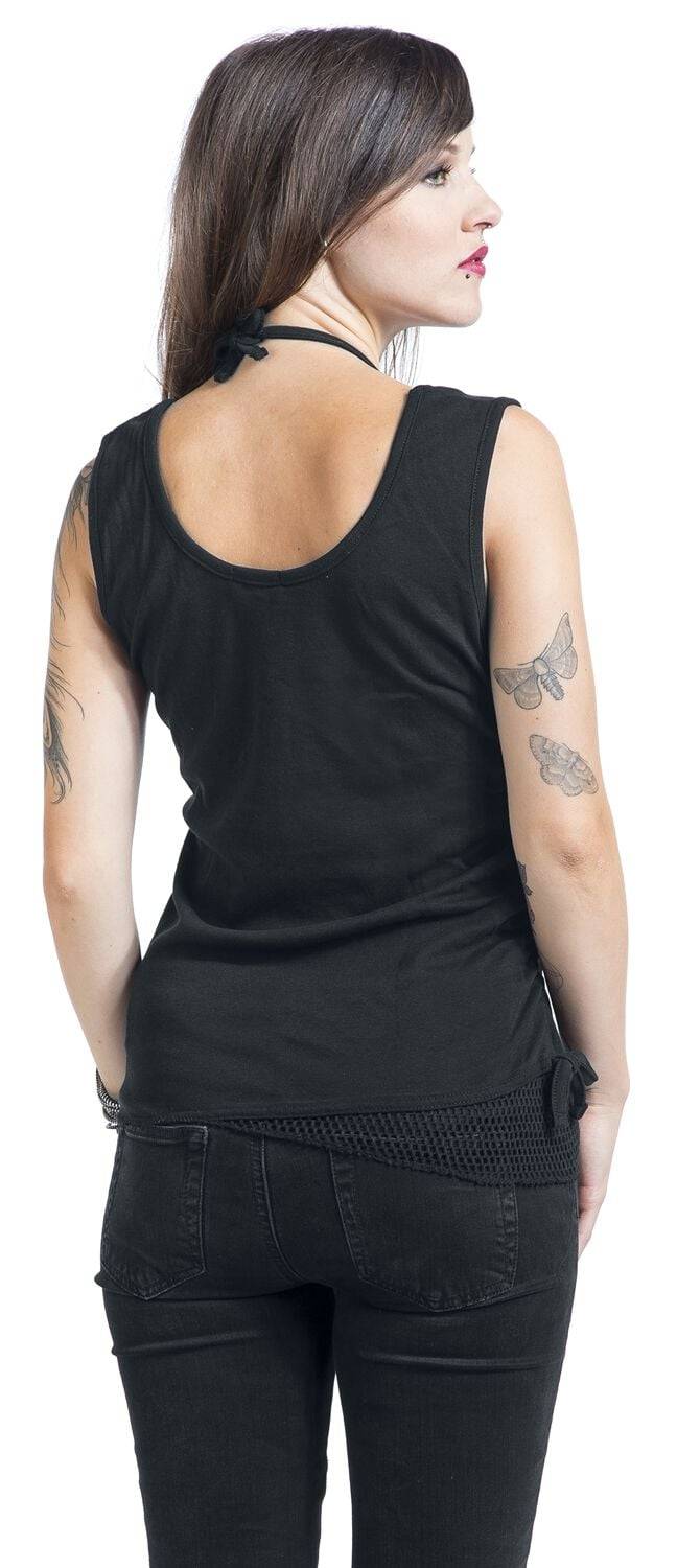 EMP "Bat Cat" Top Schwarz Von Spiral