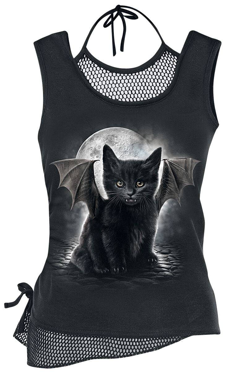 EMP "Bat Cat" Top schwarz von Spiral