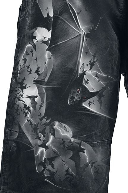 EMP "Bat Curse" Short Schwarz Von Spiral
