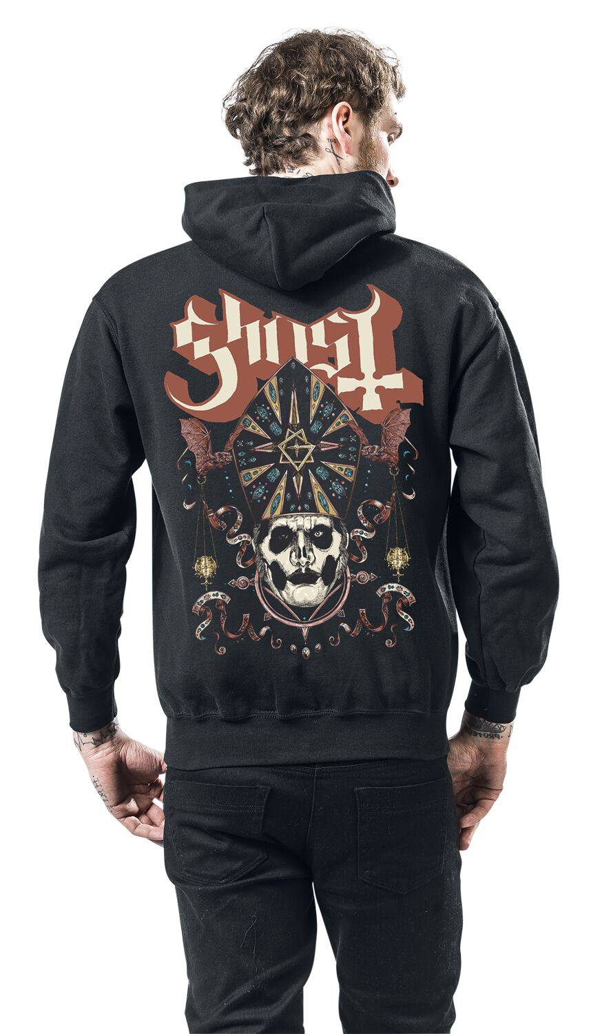EMP "Bats" Kapuzenpullover Schwarz Von Ghost