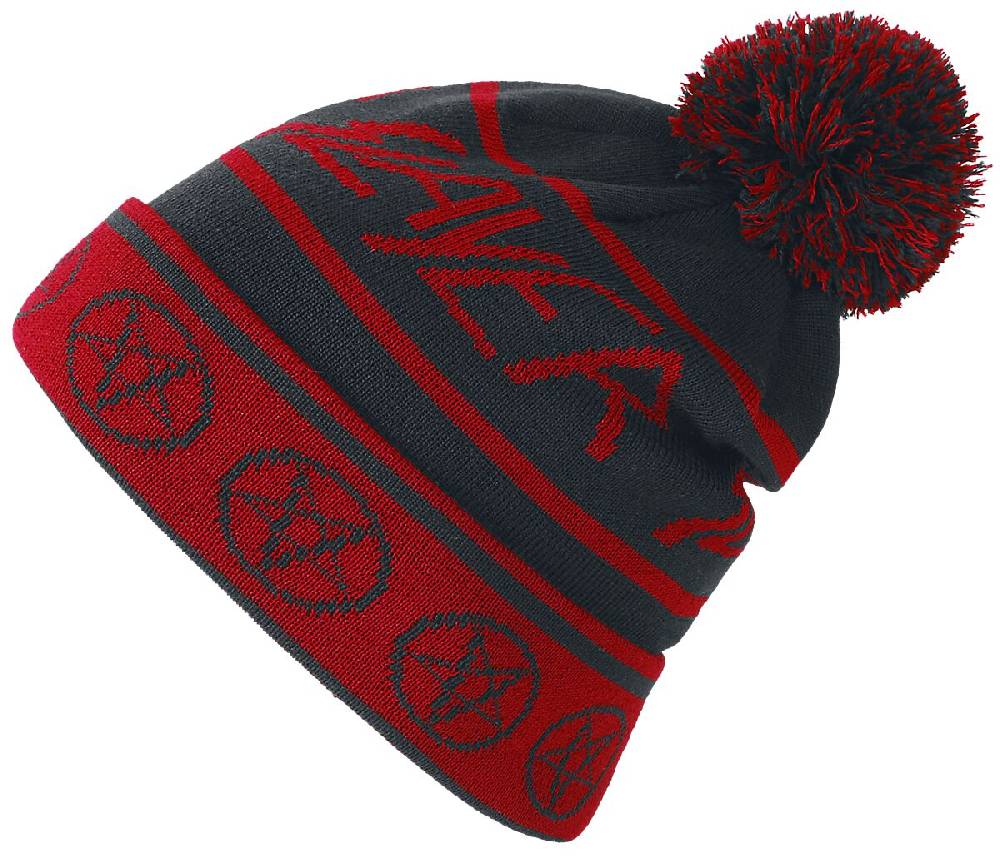 EMP "Beanie" Mütze schwarz/rot von Slayer