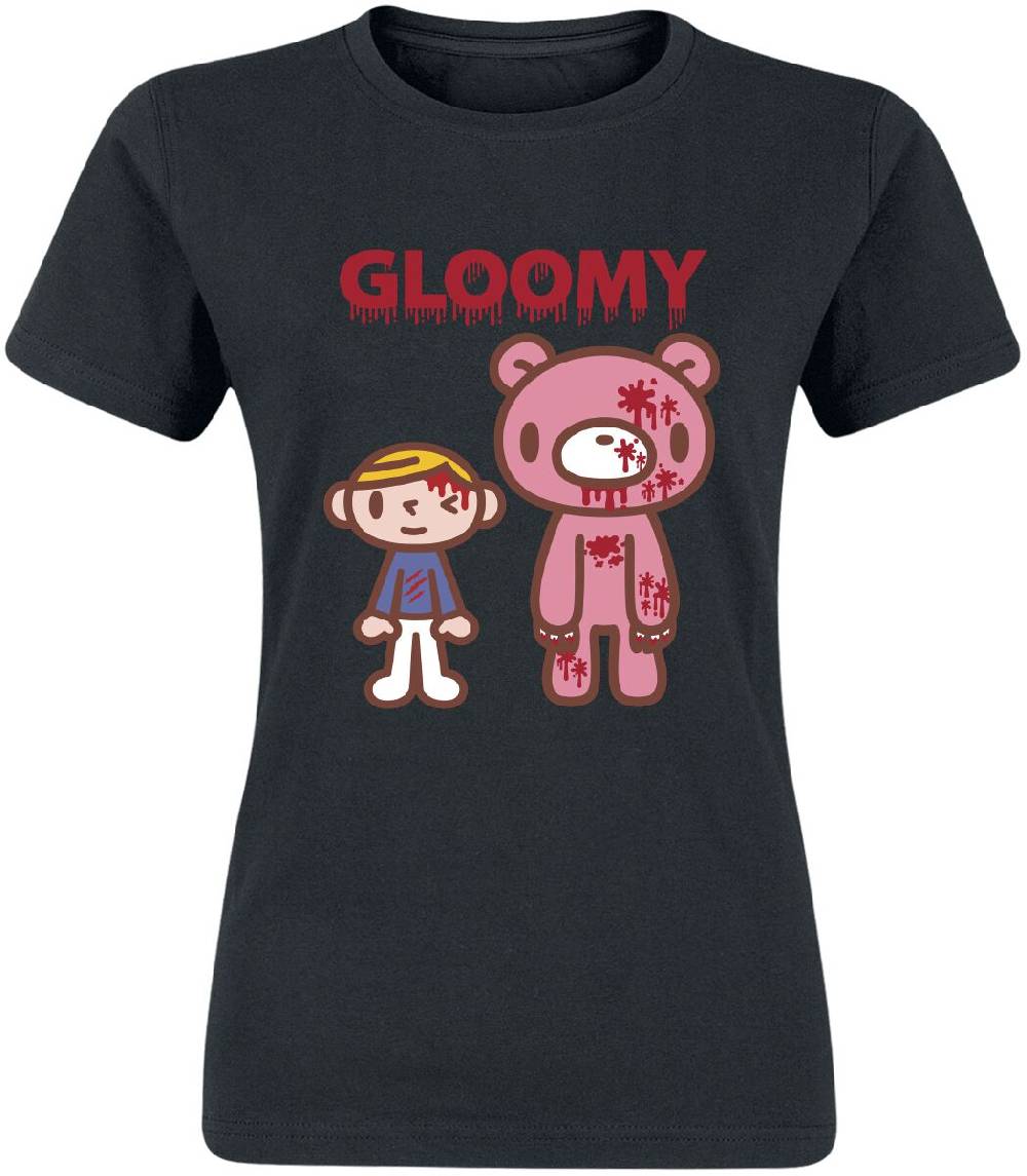 EMP "Bear & Friend" T-Shirt schwarz von Gloomy Bear