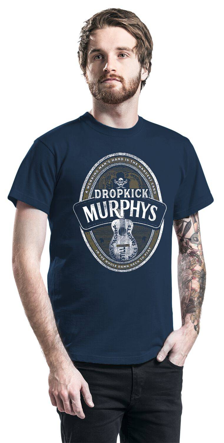 EMP "Beer Label" T-Shirt Navy Von Dropkick Murphys