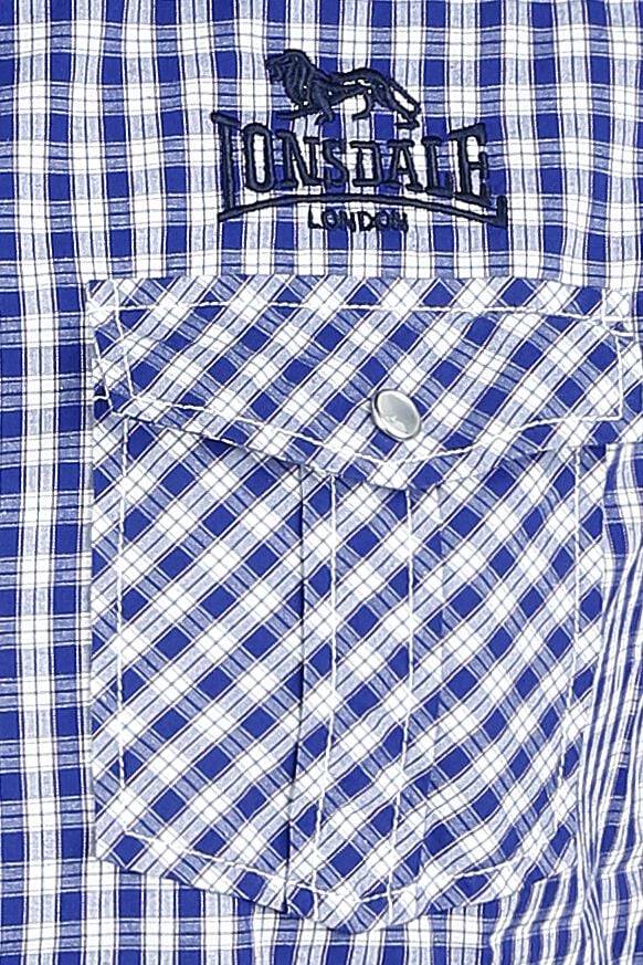 EMP "Berny" Kurzarmhemd Navy Von Lonsdale London