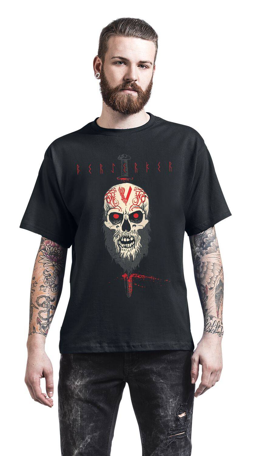 EMP "Berserker" T-Shirt Schwarz Von Vikings