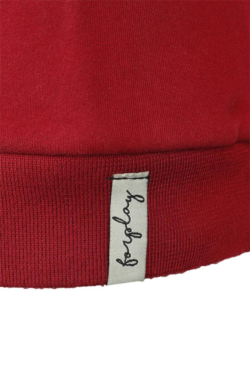 EMP "Bibi" Kapuzenpullover Schwarz/rot Von Forplay