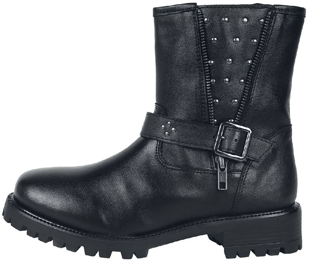 EMP Bikerboot Schwarz Von Black Premium By EMP