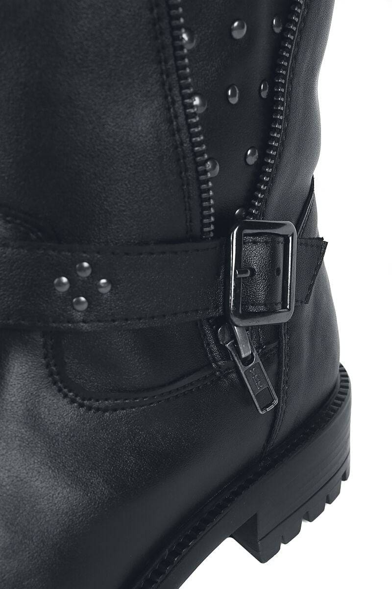 EMP Bikerboot Schwarz Von Black Premium By EMP