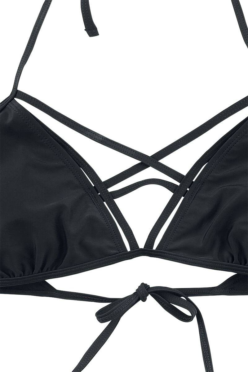 EMP Bikini-Oberteil Schwarz Von Gothicana By EMP