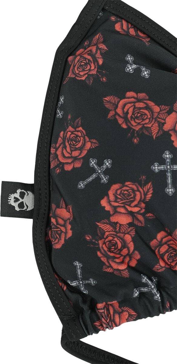 EMP Bikini-Oberteil Schwarz Von Rock Rebel By EMP