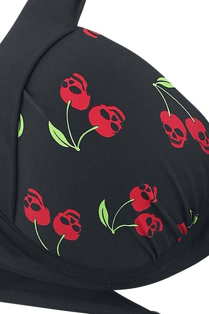 EMP Bikini-Oberteil Schwarz Von Rock Rebel By EMP