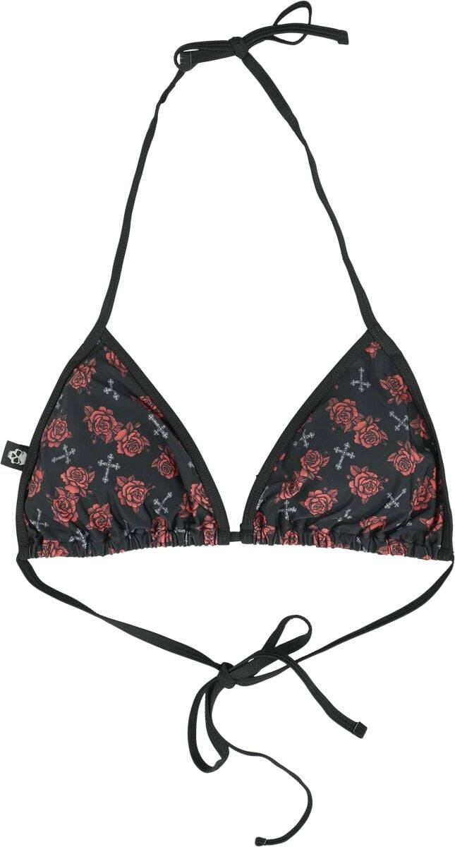 EMP Bikini-Oberteil schwarz von Rock Rebel by EMP