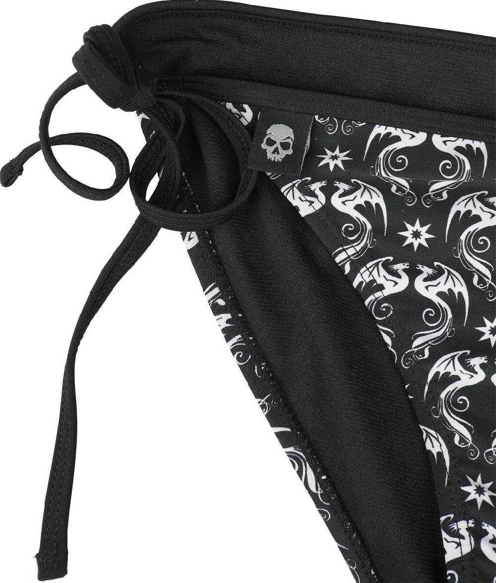 EMP Bikini-Unterteil Schwarz Von Gothicana By EMP
