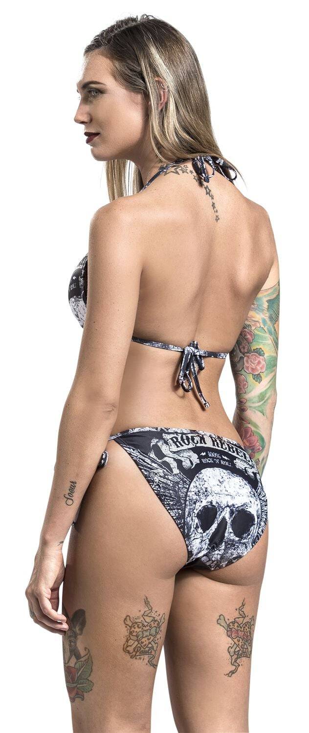 EMP Bikini-Unterteil Schwarz Von Rock Rebel By EMP
