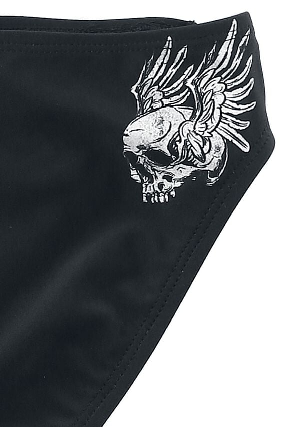 EMP Bikini-Unterteil Schwarz Von Rock Rebel By EMP