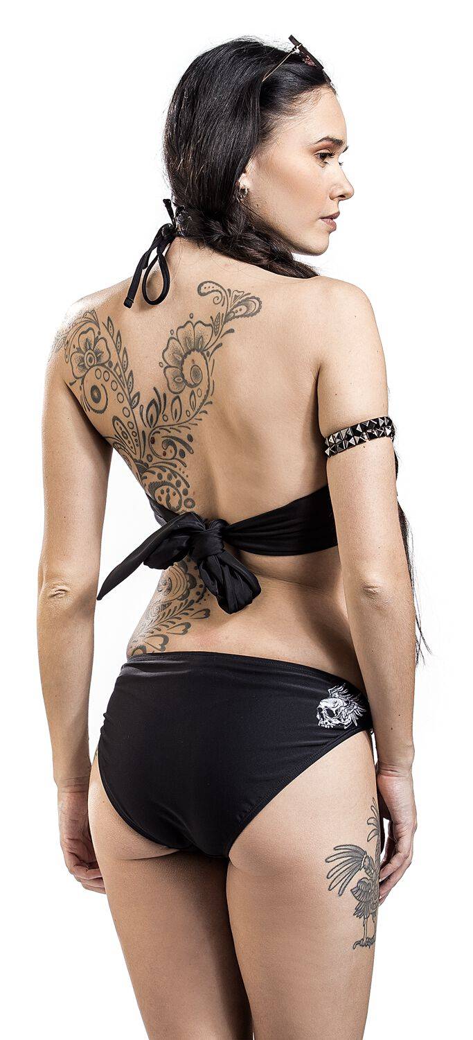 EMP Bikini-Unterteil Schwarz Von Rock Rebel By EMP