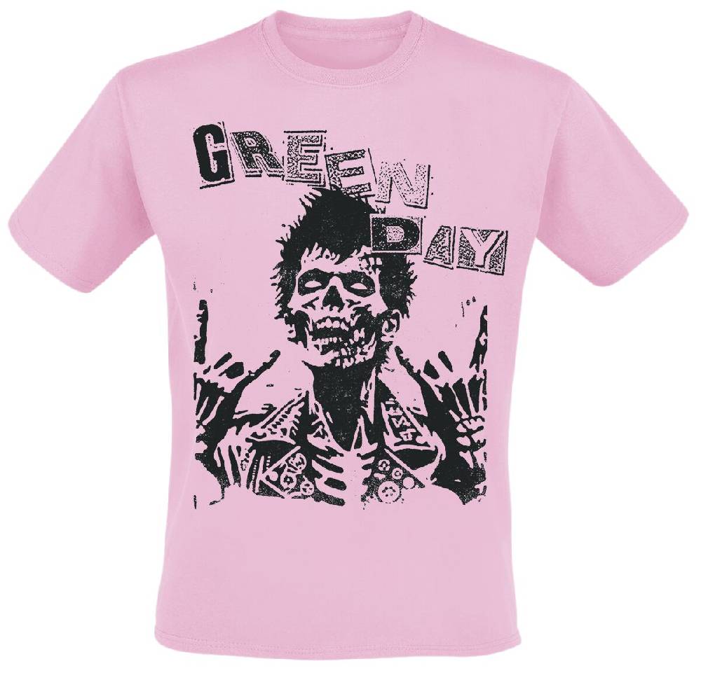 EMP "Billie Joe Zombie" T-Shirt rosa von Green Day