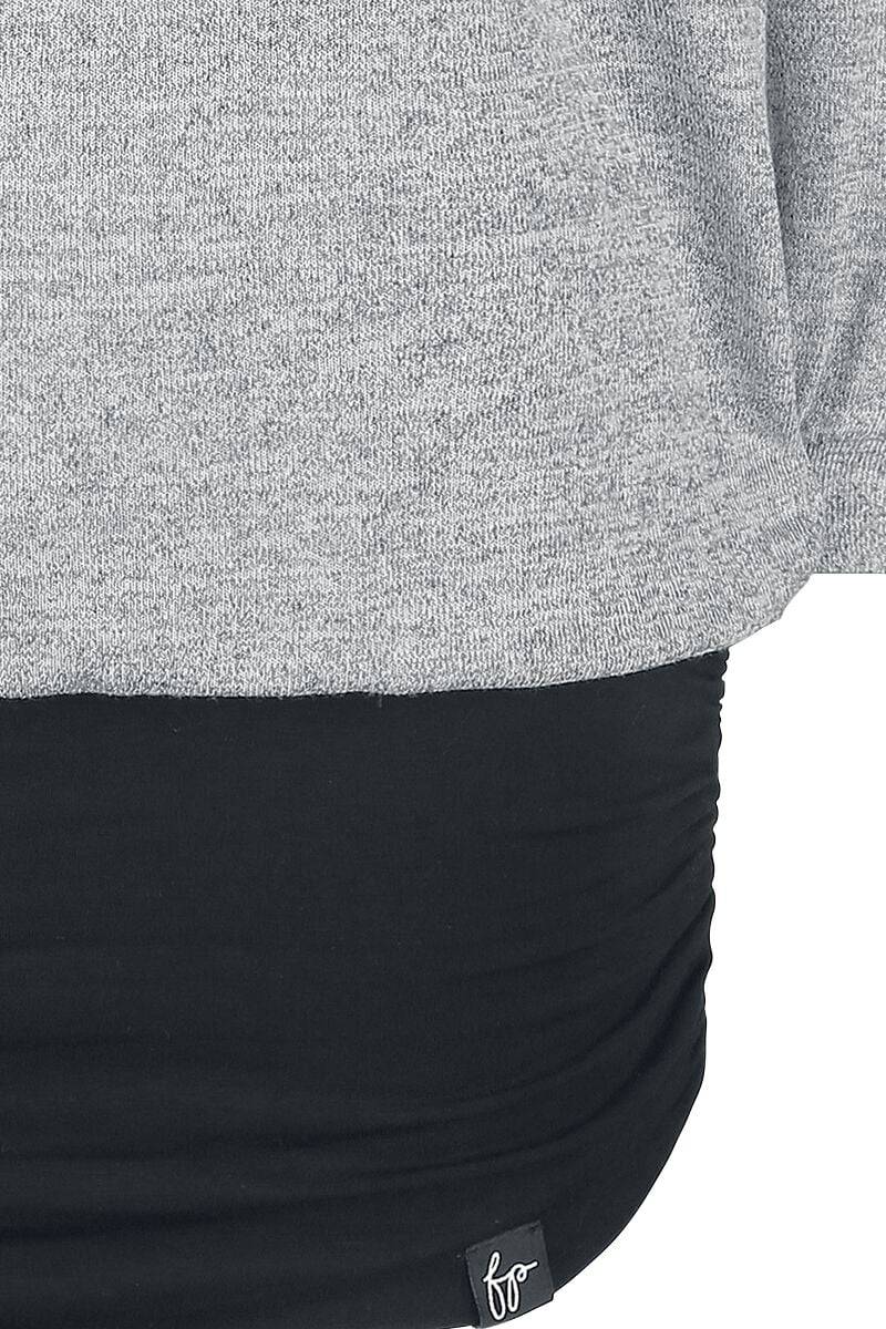 EMP "Billie" Langarmshirt Schwarz/grau Von Forplay