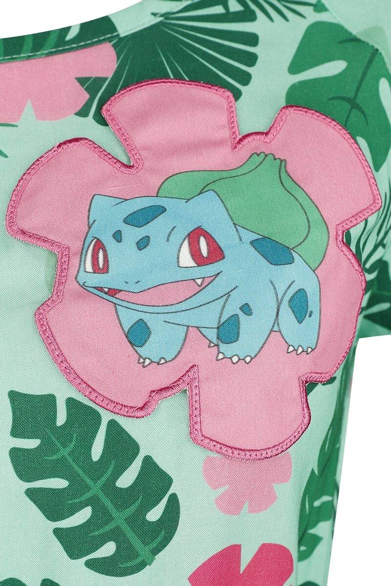 EMP "Bisasam" Kurzes Kleid Multicolor Von Pokémon
