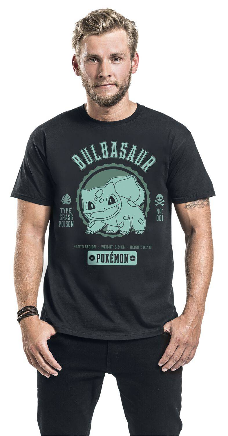 EMP "Bisasam" T-Shirt Schwarz Von Pokémon
