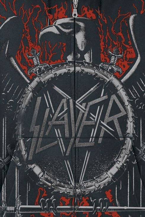 EMP "Black Eagle" Kapuzenjacke Schwarz Von Slayer