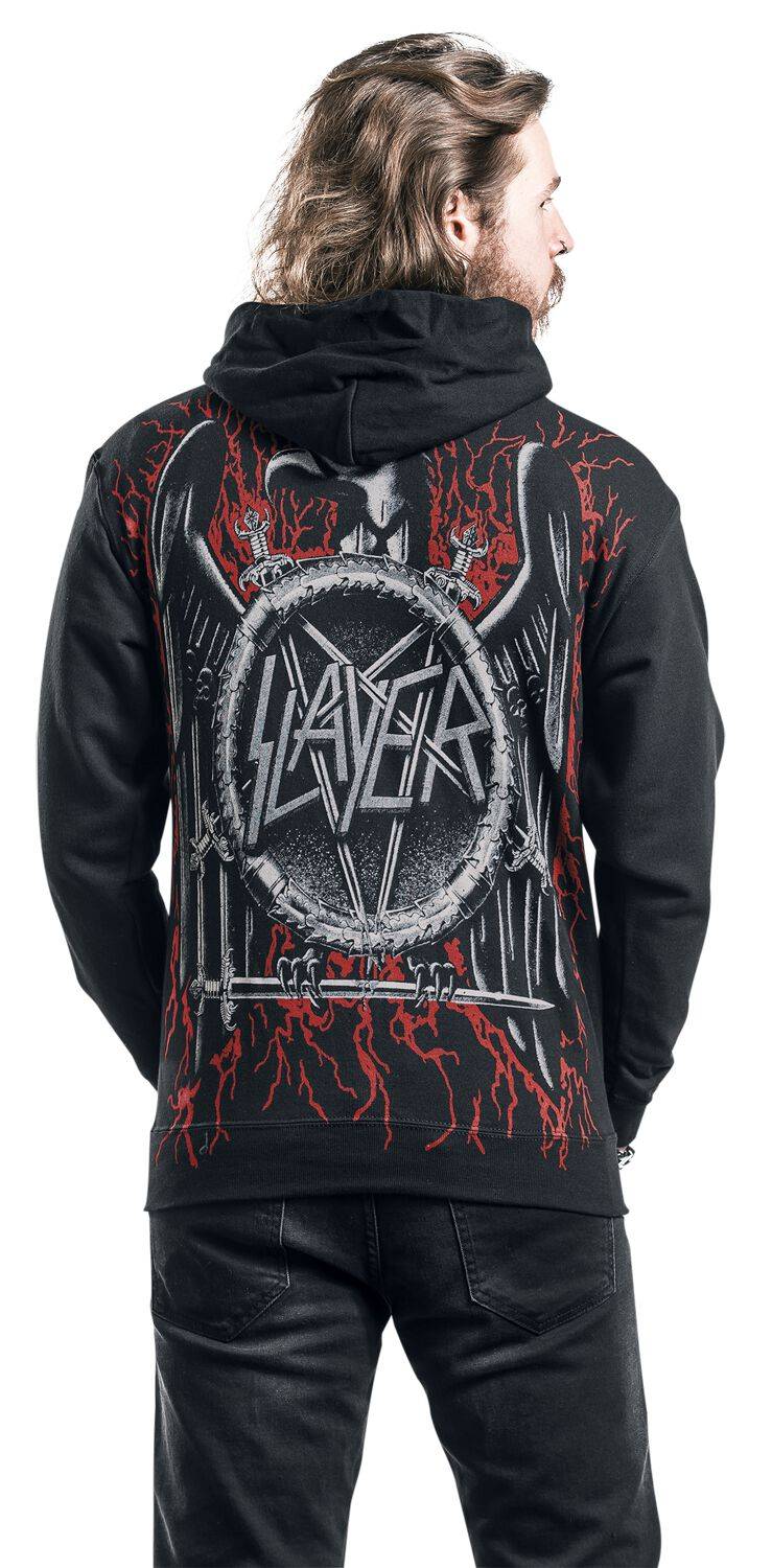 EMP "Black Eagle" Kapuzenjacke Schwarz Von Slayer