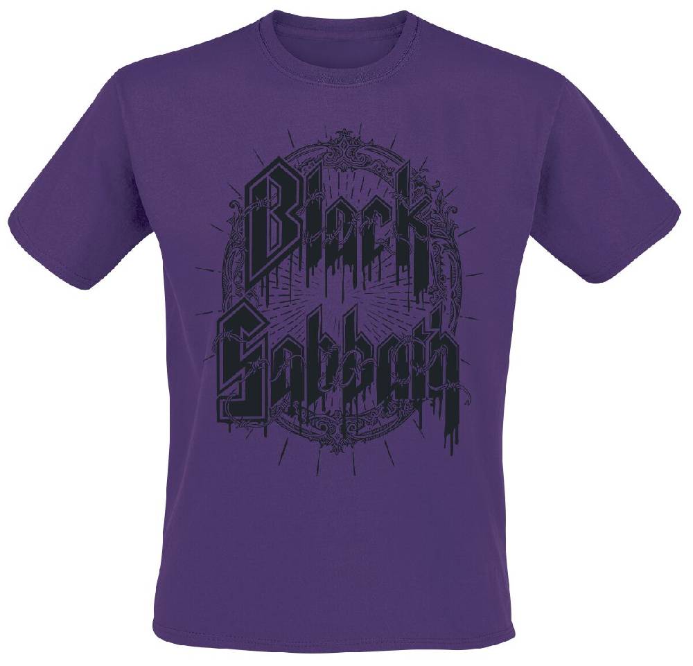 EMP "Black Emblem" T-Shirt purple von Black Sabbath