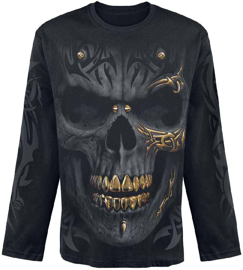 EMP "Black Gold" Langarmshirt schwarz von Spiral