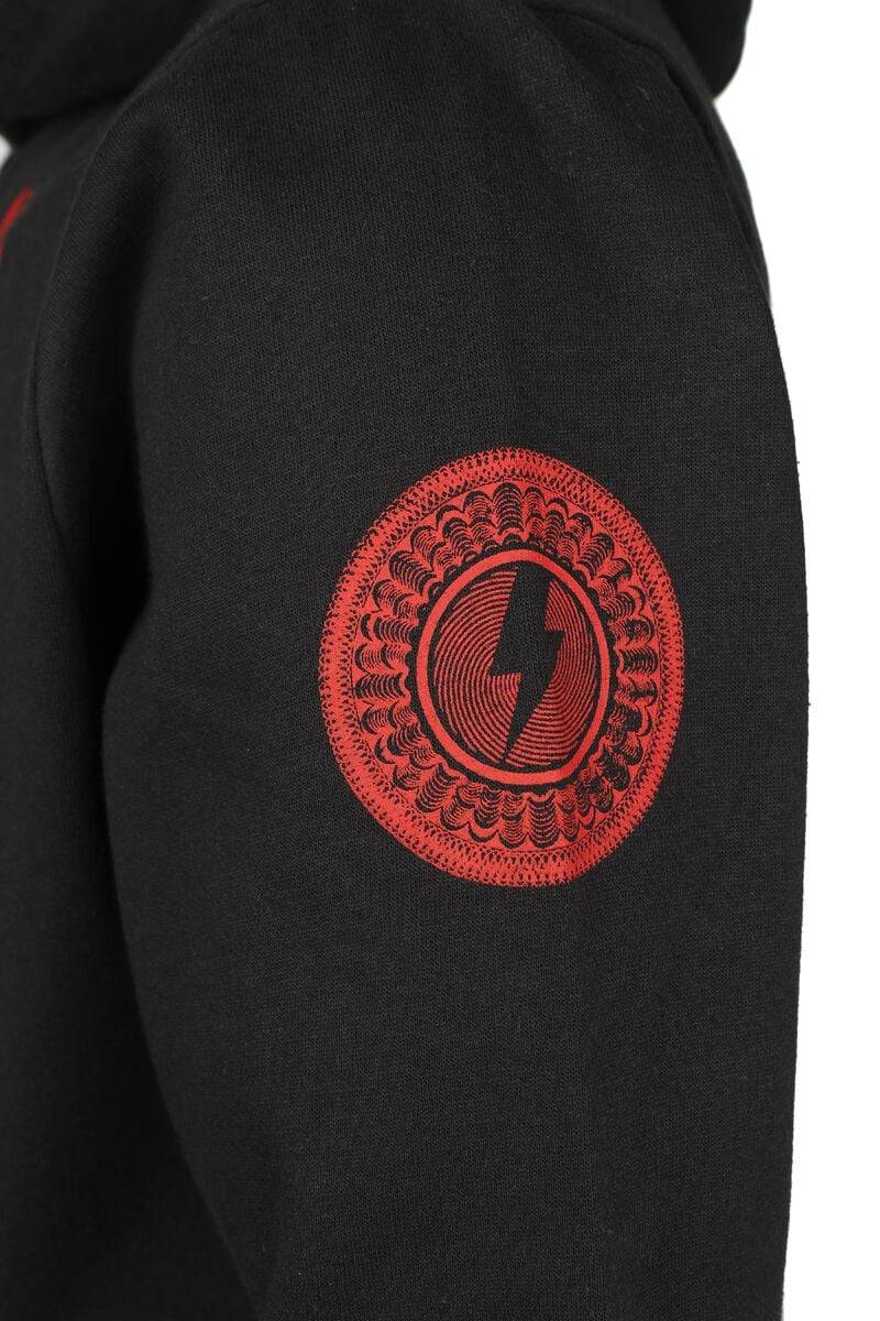 EMP "Black Ice" Kapuzenpullover Schwarz Von AC/DC