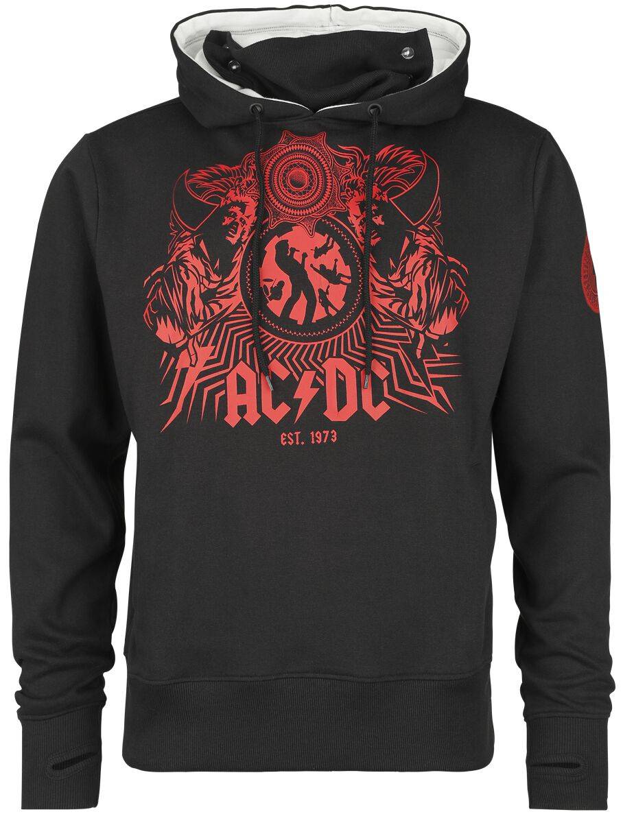 EMP "Black Ice" Kapuzenpullover schwarz von AC/DC