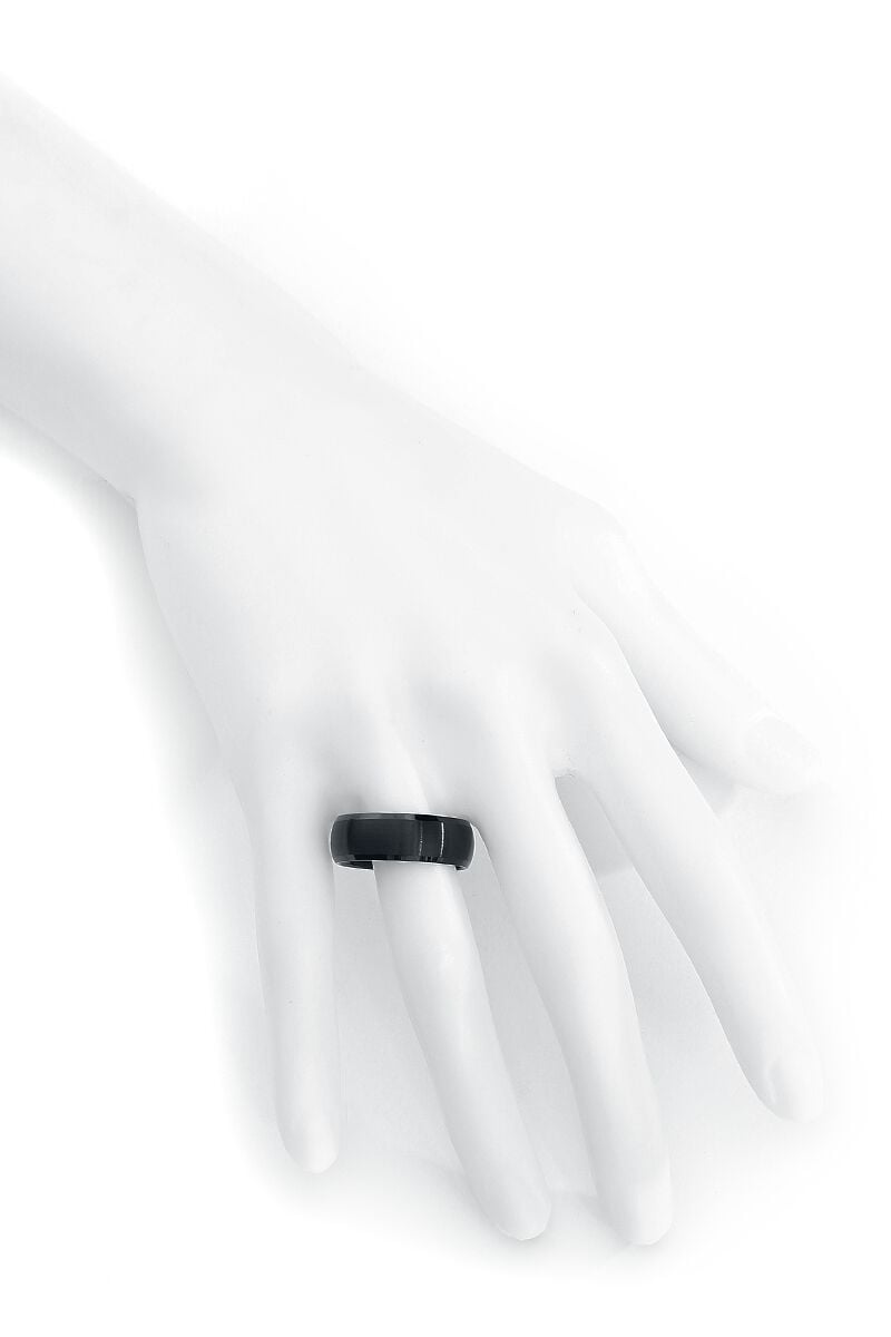 EMP "Black Tungsten" Ring Schwarz Von EtNox