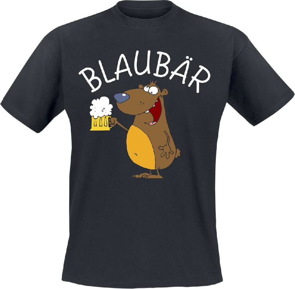 EMP "Blaubär" T-Shirt schwarz von Alkohol & Party