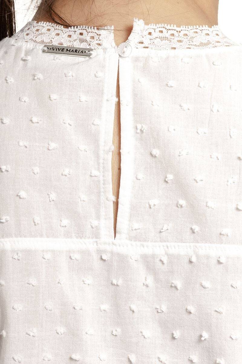 EMP "Boho Love Lacetop" Top Altweiß Von Vive Maria