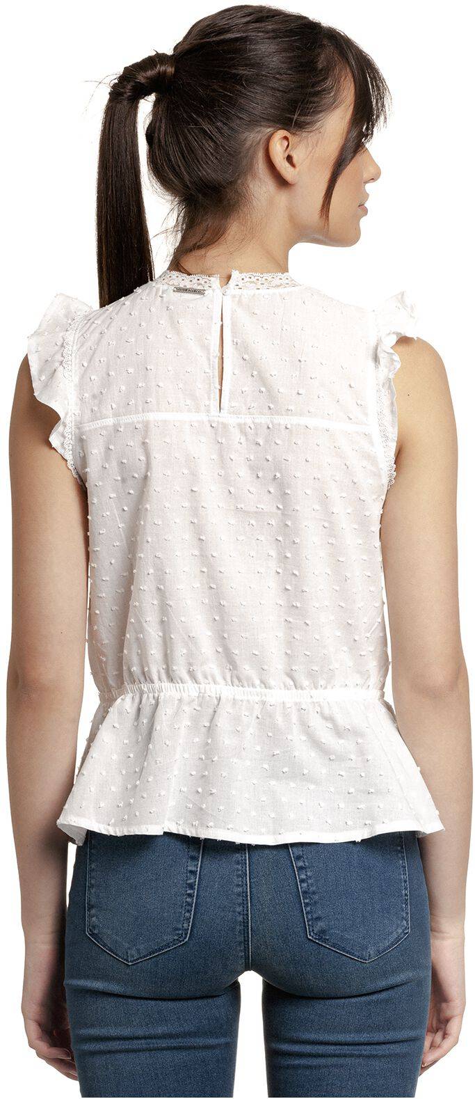 EMP "Boho Love Lacetop" Top Altweiß Von Vive Maria