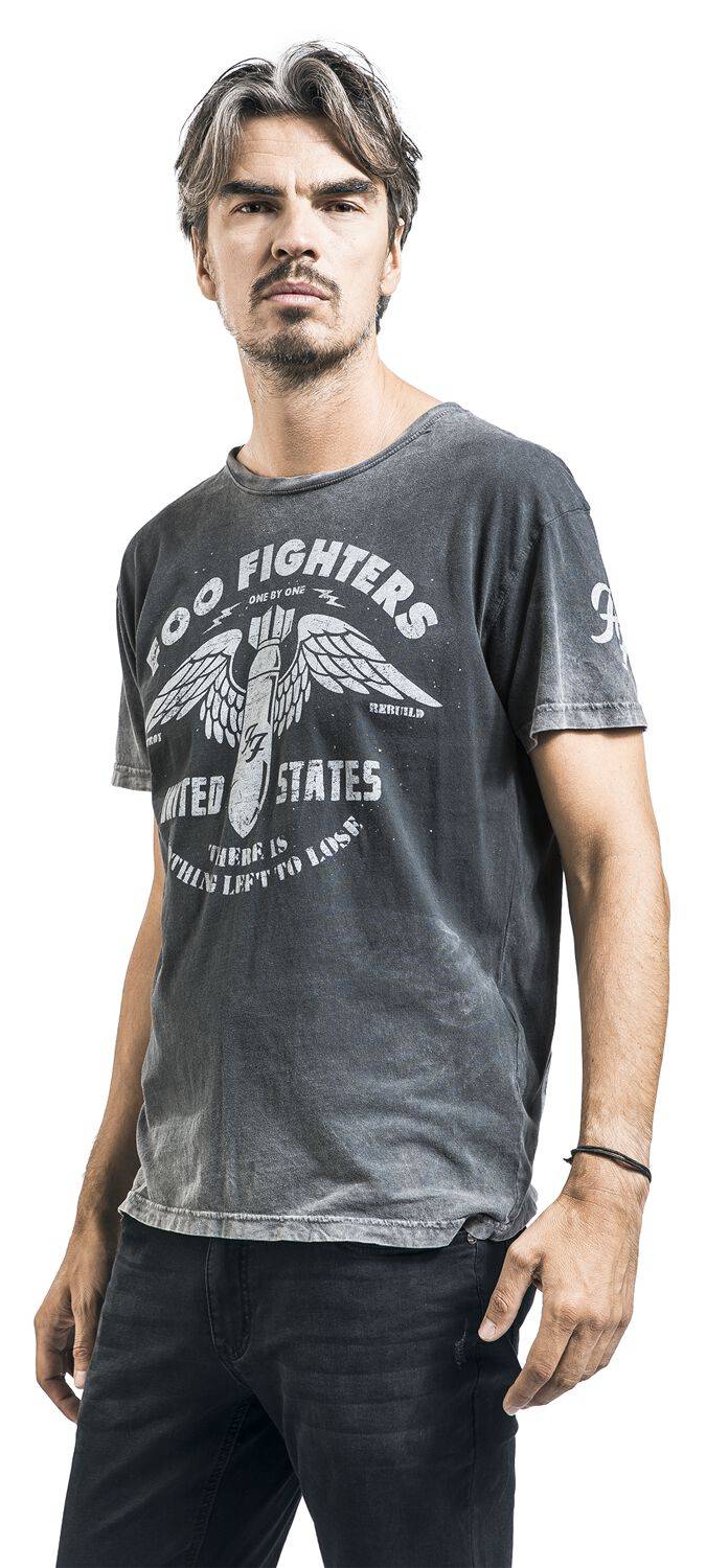 EMP "Bomb Vintage" T-Shirt Grau Von Foo Fighters