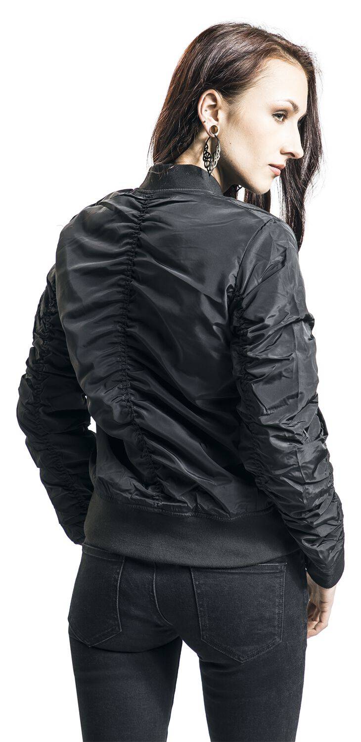 EMP Bomberjacke Schwarz Von Black Premium By EMP