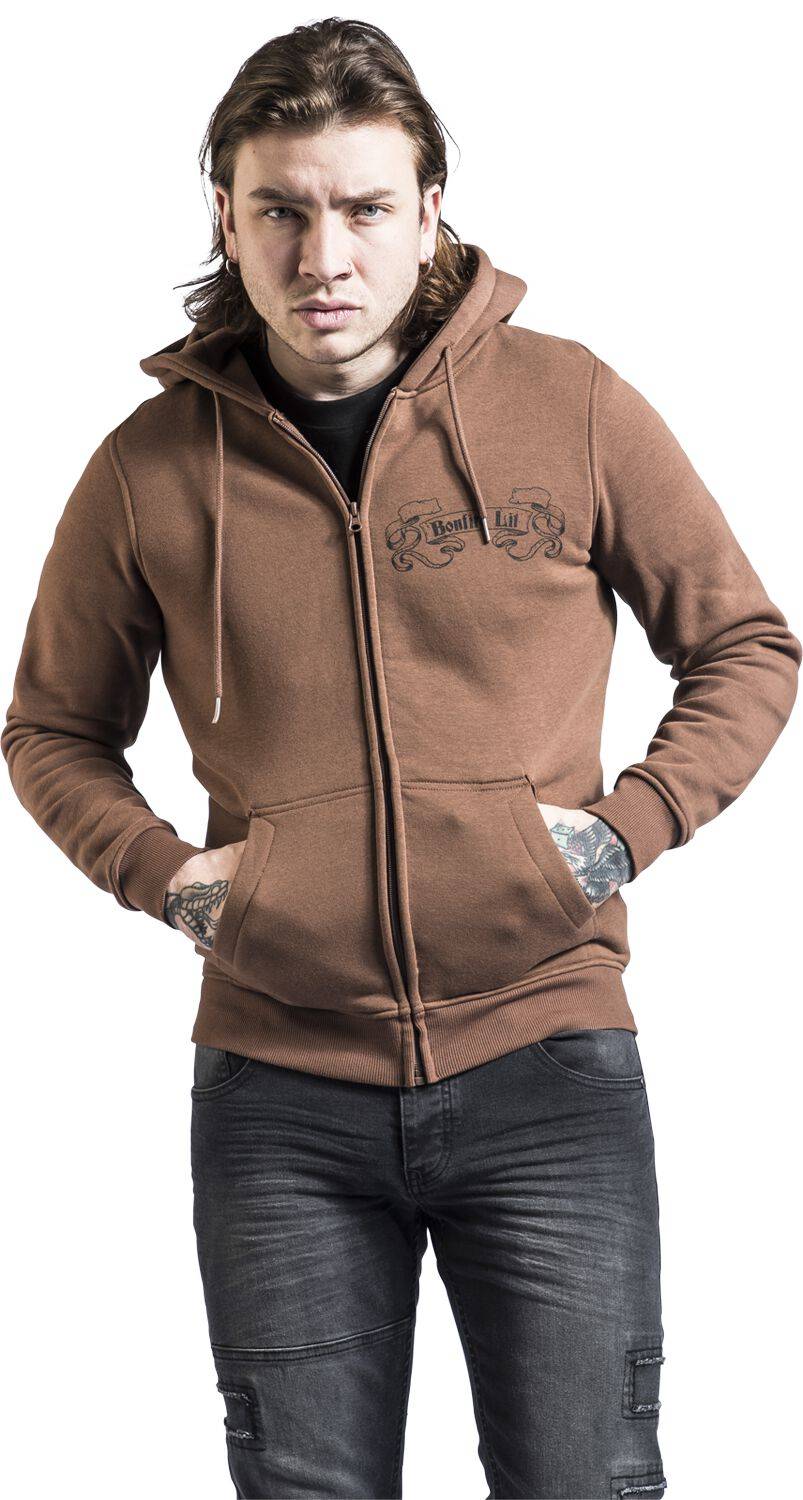 EMP "Bonfire Lit" Kapuzenjacke Braun Von Dark Souls