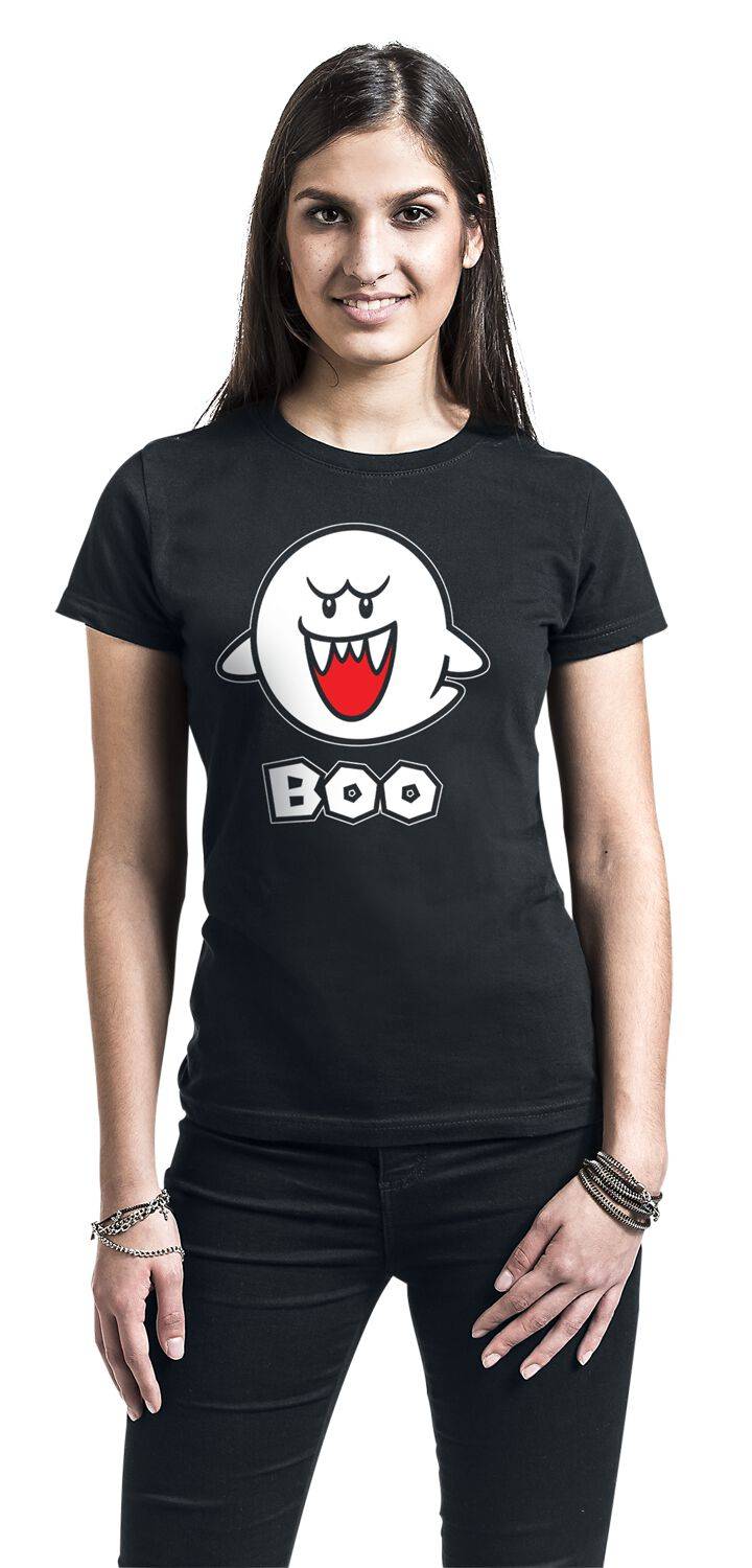 EMP "Boo" T-Shirt Schwarz Von Super Mario
