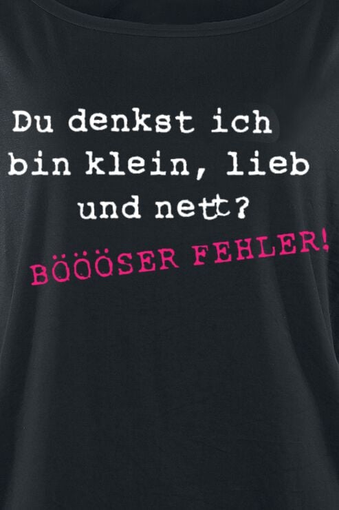 EMP "BÖÖÖSER FEHLER!" T-Shirt Schwarz Von Sprüche