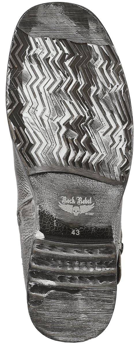 EMP Boot Grau Von Rock Rebel By EMP